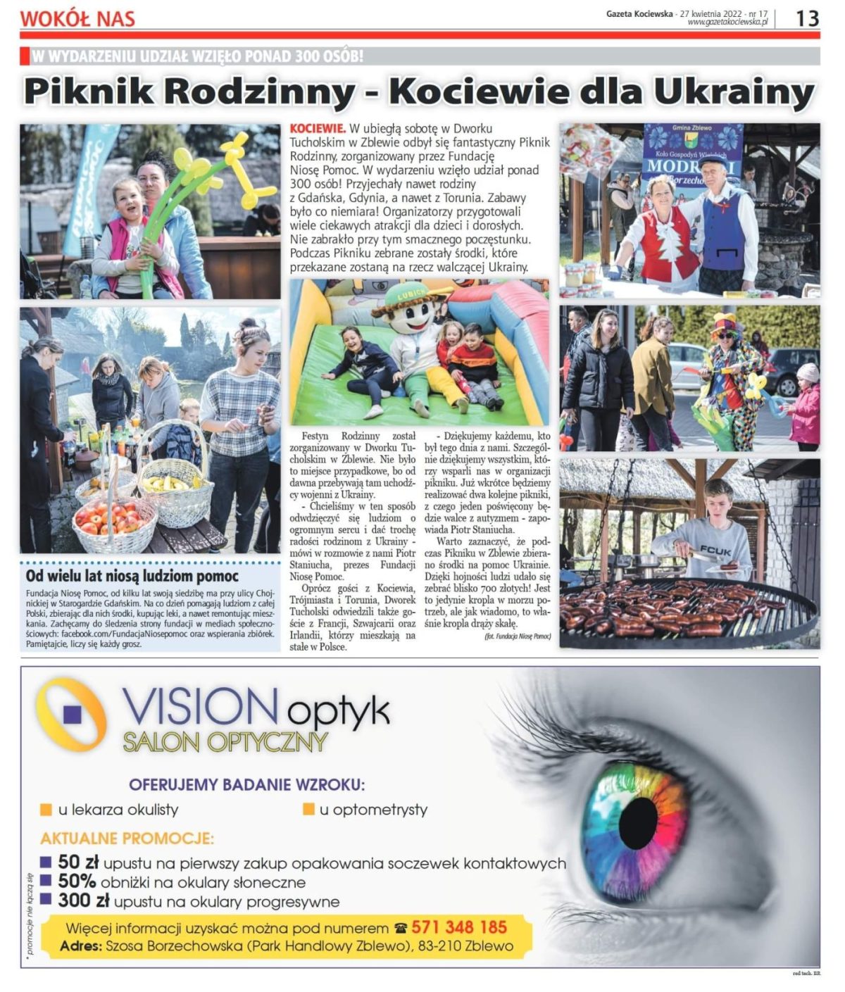 Festyn rodzinny na rzecz Polaków na Ukrainie